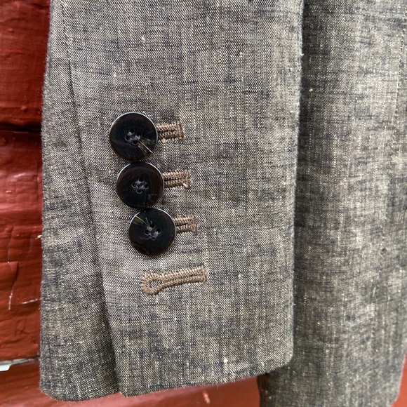 Theory Classic Blazer in Textured Linen Women's Size 8 - Picture 9 of 12